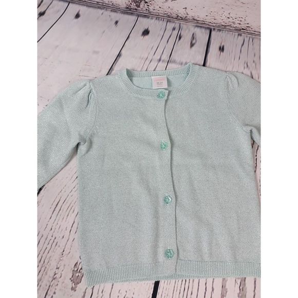 Gymboree Cardigan Sweater Girls 18-24M Blue* - Picture 2 of 6